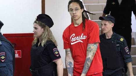 Brittney Griner bei einer Anhörung vor Gericht