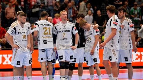 Nach dem Spiel sah man viele hängende Köpfe beim THW Kiel