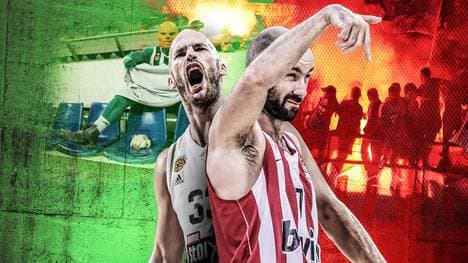 Die Rivalität zwischen Panathinaikos Athen und Olympiakos Piräus ist riesig