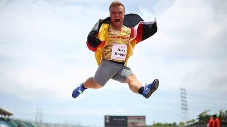 Freudensprung: Para-Weltmeister Niko Kappel