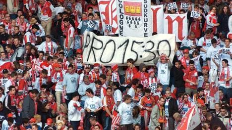 FUSSBALL/1. BL 00/01: KOELN - UNTERHACHING