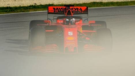 Sebastian Vettel und Ferrari haben bei den Tests große Probleme