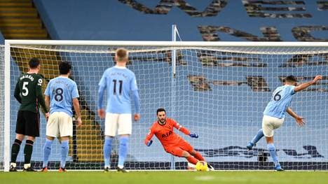 Rodri verwandelte den Elfmeter für Manchester City