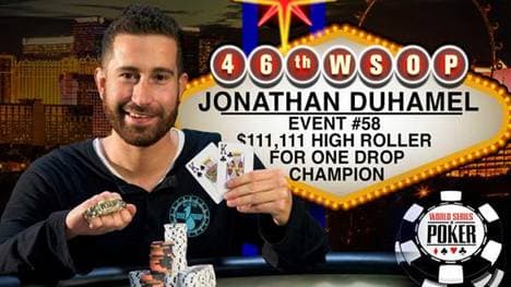 Jonathan Duhamel gewann das High Roller for ONE DROP
