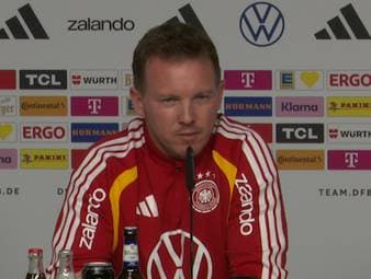 Karim Adeyemi wird wegen illegalen Waffenbesitzes verurteilt. Julian Nagelsmann bezieht auf der Pressekonferenz vor dem WM-Qualifikationsspiel gegen die Slowakei Stellung dazu. 