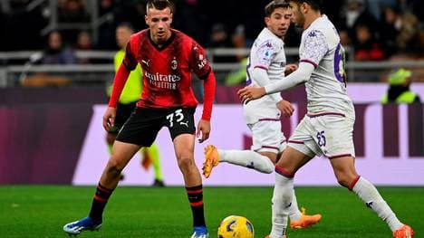 Erstes Spiel als Profi: Milans Francesco Camarda