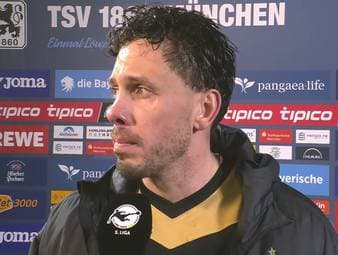 Nach der Niederlage gegen 1860 München geht Aue-Stürmer Marcel Bär mit sich selbst hart ins Gericht. 