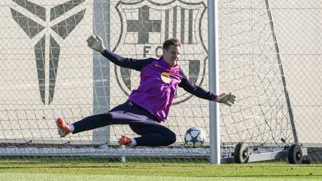 Im Training: Marc-André ter Stegen 