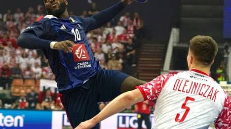 Dika Mem (l.) war bester Werfer der Franzosen