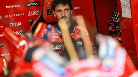 Francesco Bagnaia fährt in der MotoGP für Ducati