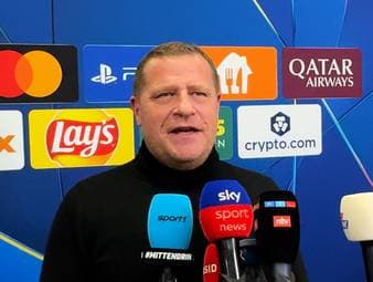 Dayot Upamecano fehlt im Spiel des FC Bayern gegen Union Saint-Gilloise krankheitsbedingt. Sportvorstand Max Eberl gibt hinterher ein Update.