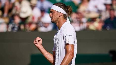 Alexander Zverev steht im Wimbledon-Halbfinale