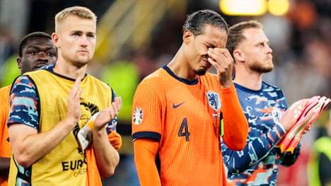 Virgil van Dijk war nach dem Halbfinal-Aus der Niederlande untröstlich