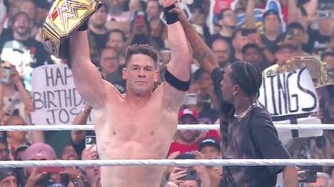 John Cena ist zum 17. Mal Champion bei WWE - mit Hilfe von Travis Scott