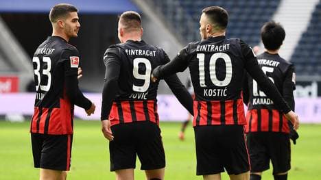 Andre Silva und Luka Jovic funktionieren ohne Filip Kostic nicht