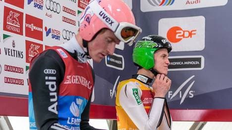 Severin Freund und Peter Prevc