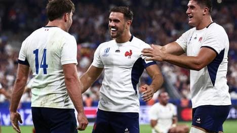 Frankreich mit furiosem Start in Rugby-WM
