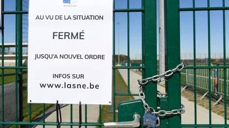 Die belgischen Fußballprofis kehren in dieser Saison nicht mehr auf den Trainingsplatz zurück