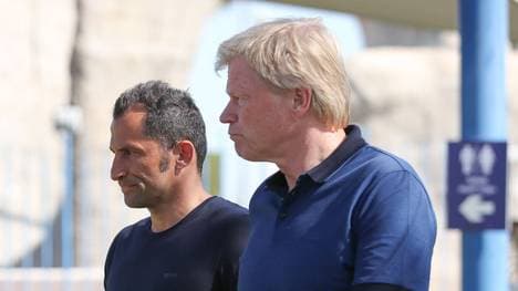 Oliver Kahn (r.) ist seit Januar Vorstandsmitglied beim FC Bayern