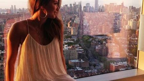 So verträumt präsentiert sich Mandy Capristo ihren Fans im Netz.