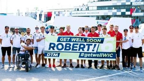 Die DTM-Piloten sind in Gedanken bei ihrem Ex-Fahrerkollegen Robert Wickens