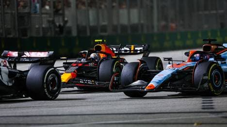 Sergio Pérez und Alexander Albon kamen sich in Singapur in die Quere