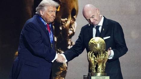 Die WM-Auslosung mit US-Präsident Donald Trump und FIFA-Präsident Gianni Infantino löste viel Kritik aus