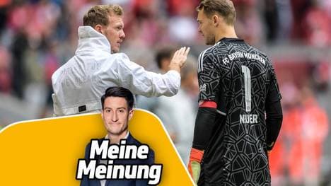 Julian Nagelsmann (l.) und Manuel Neuer (r.) arbeiten seit 2021 zusammen