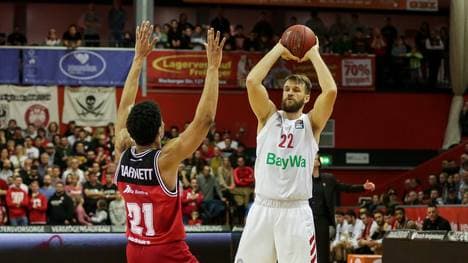 Danilo Barthel war erfolgreichster Werfer für die Münchner gegen Gießen