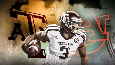 Die Texas A&M Aggies sind gegen die Auburn Tigers Außenseiter