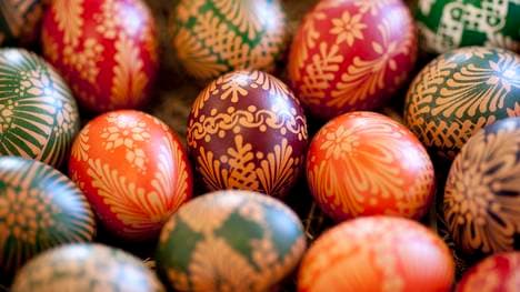 Sorbians Prepare Easter Eggs