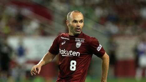 Andres Iniesta hat sein erstes Spiel für Vissel Kobe absolviert