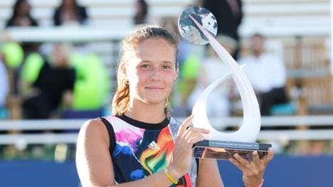 Feiert ihren Sieg in San Jose: Daria Kassatkina