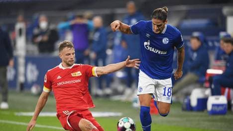 Goncalo Paciência (r.) erzielte den Ausgleich für Schalke