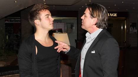 Mario Götze und Volker Struth im Jahr 2012