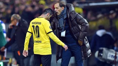 Thomas Tuchel mit Henrikh Mkhitaryan
