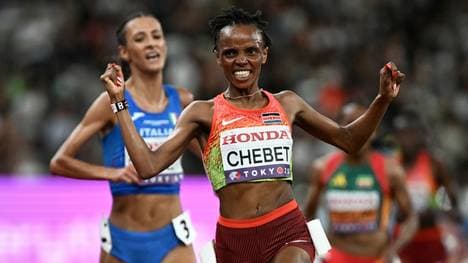 Bestes Finish: Chebet (M.) vor Battocletti