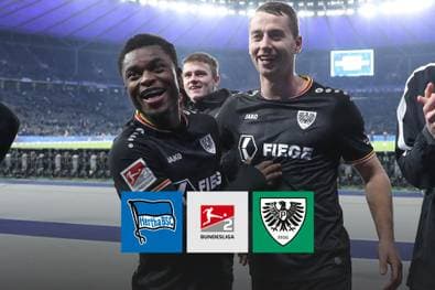 Aufsteiger erobert Berliner Olympiastadion