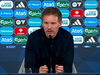 Bundestrainer Julian Nagelsmann spricht über den Abschied von Sandro Wagner und den Zugang von Benjamin Hübner.