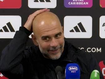 Das 5:4 bei Fulham ist für City-Trainer Pep Guardiola eine emotionale Achterbahnfahrt. Entsprechend gut aufgelegt ist der Spanier auf der anschließenden Pressekonferenz. 