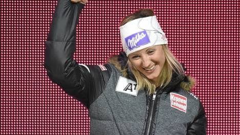 Michaela Kirchgasser geht gerne zur Beauty-Beratung des ÖSV