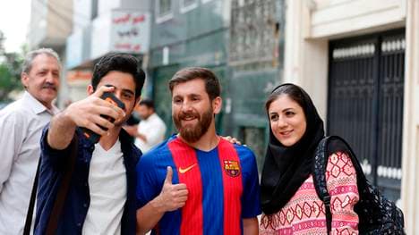 IRAN-FOOTBALL-MESSI