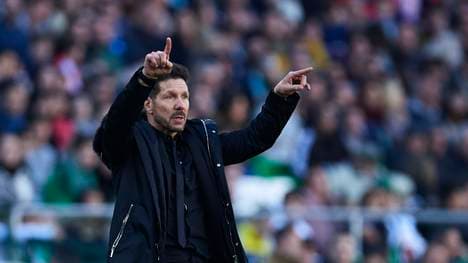 Diego Simeone ist seit 2012 Trainer von Atletico Madrid