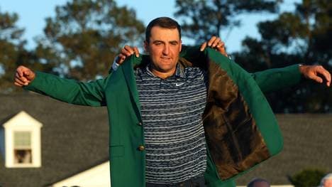 Gewinner des grünen Jacketts: Scottie Scheffler. 