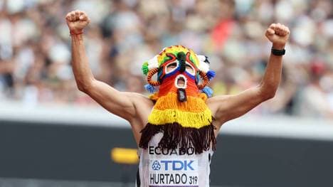 David Hurtado hat bei der Leichtathletik-WM einen spektakulären Auftritt hingelegt
