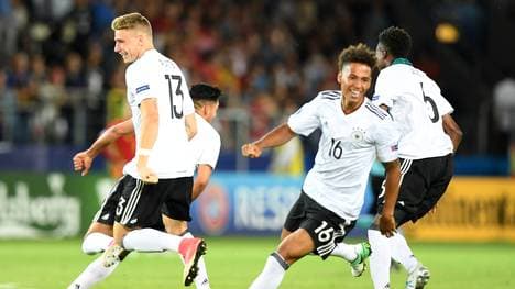 Felix Platte (li) und Thilo Kehrer (re.) gehören zum Kader der U21-Nationalmannschaft