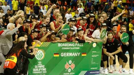 Die deutschen Basketballerinnen fahren nach Paris