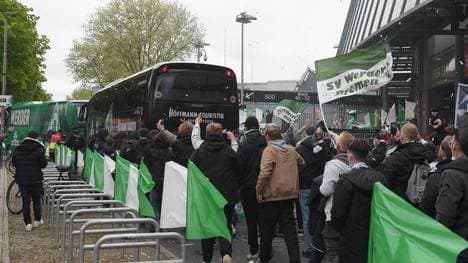 Die Fans sind von Werder Bremen enttäuscht 