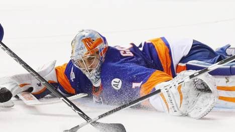 Thomas Greiss zeigt gegen Florida eine starke Partie 