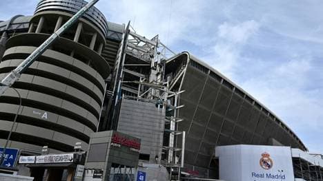Das Santiago Bernabeu wird derzeit renoviert